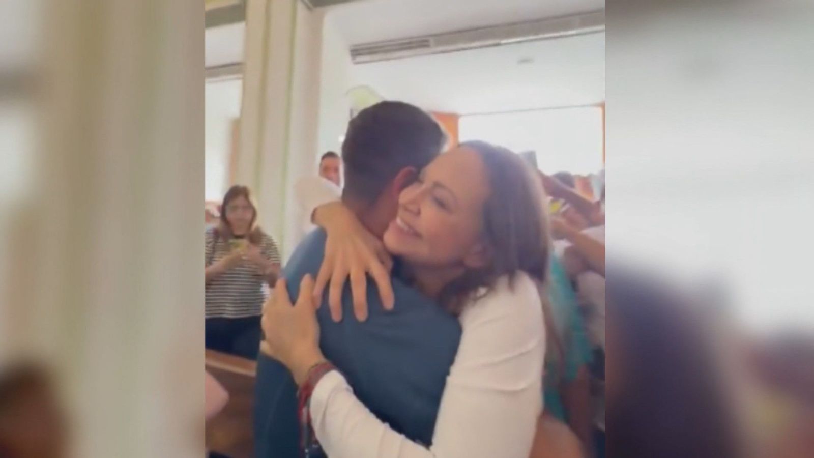 Corina Machado regresa a Venezuela: "Estoy aquí con ustedes"