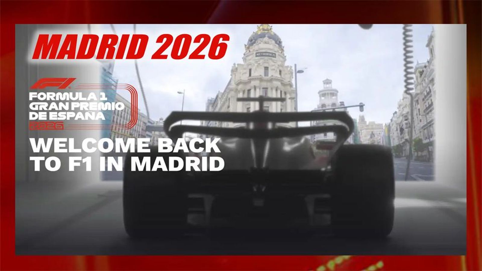 Carlos Sainz y Emilio de Villota dan la bienvenida al Gran Premio de España en Madrid
