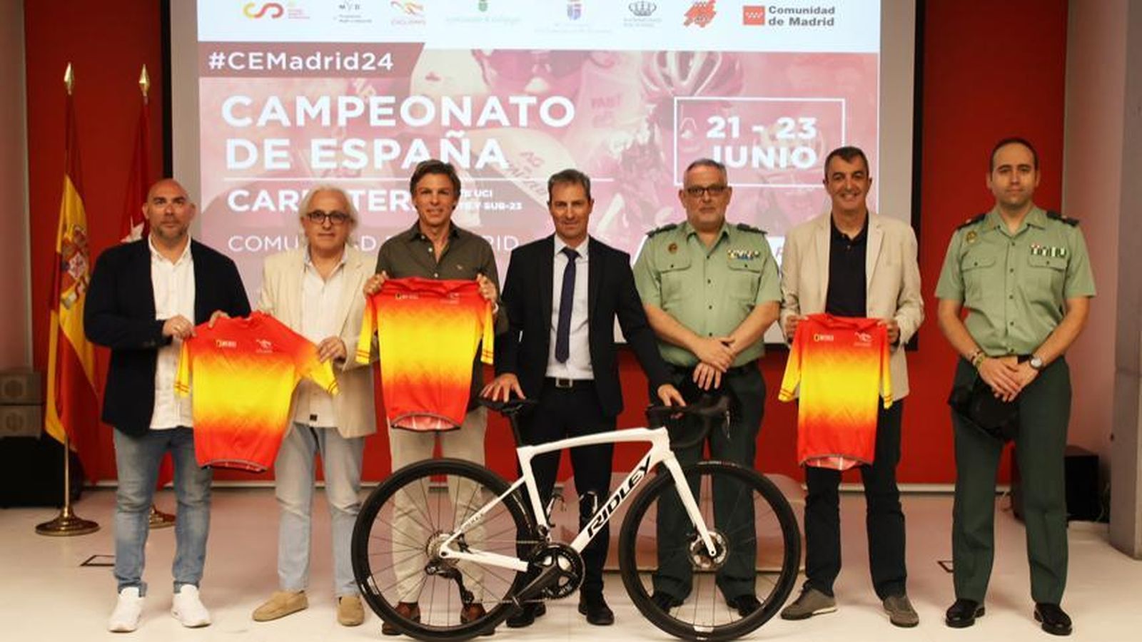 Presentación de los Campeonatos de España de ciclismo