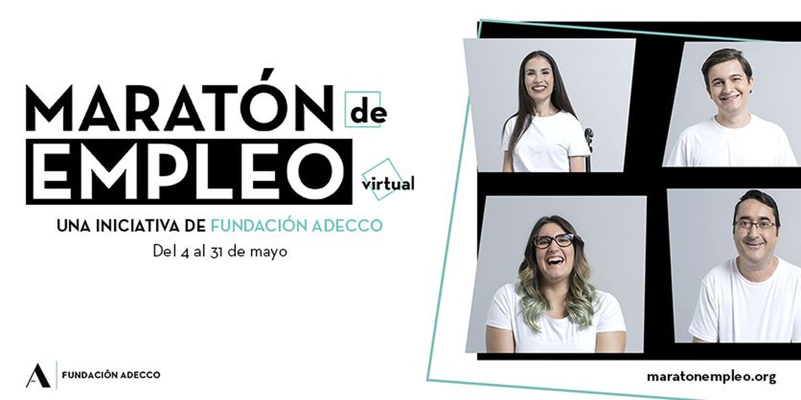 Talleres virtuales y ofertas de empleo en el primer maratón de la Fundación Adecco