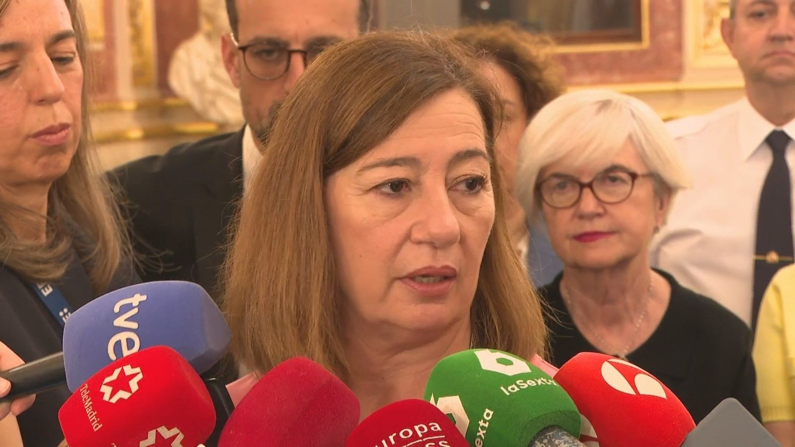 El Supremo autoriza a Armengol y Torres a testificar por escrito en el juicio de Ábalos