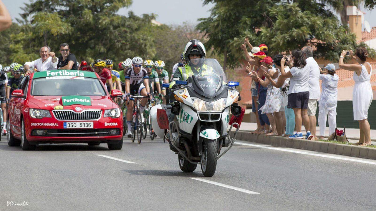 Cortes de tráfico por el paso de La Vuelta