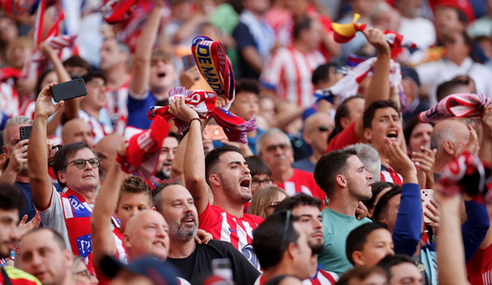 Afición del Atlético de Madrid