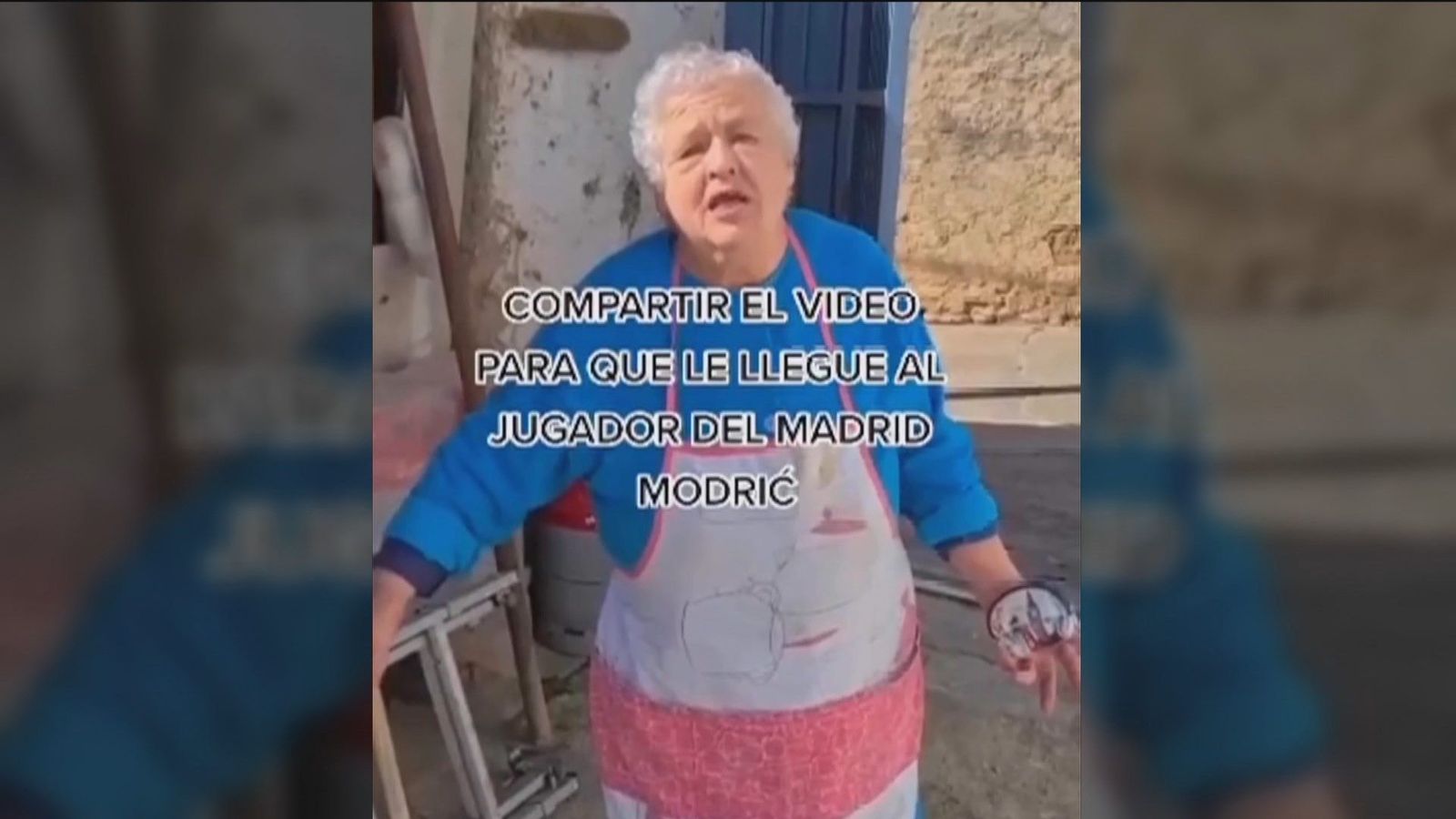 La mayor fan de Luka Modric tiene 80 años y le ha mandado este vídeo para poder conocerle