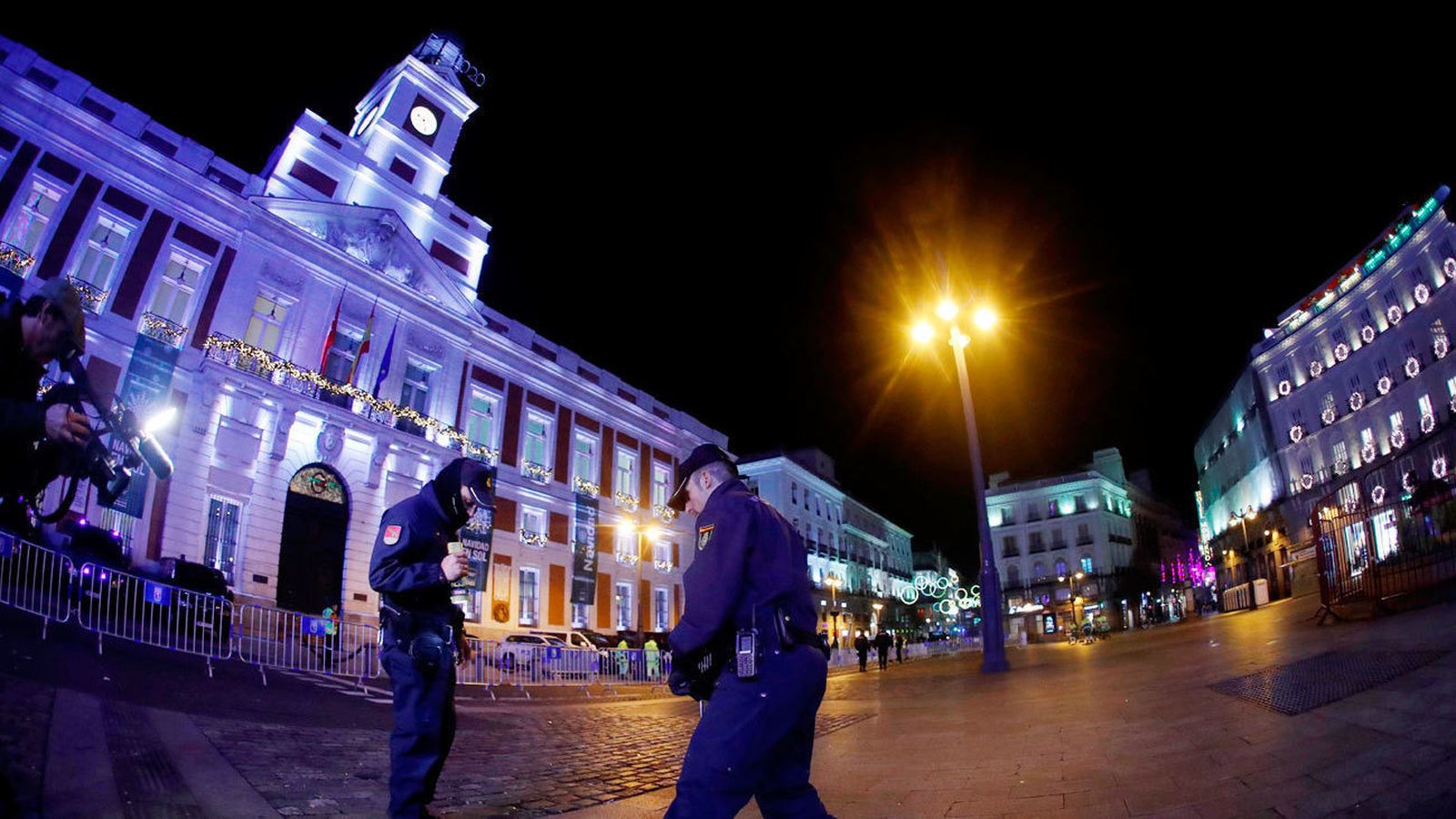 Dispositivo policial en Sol la pasada Nochevieja