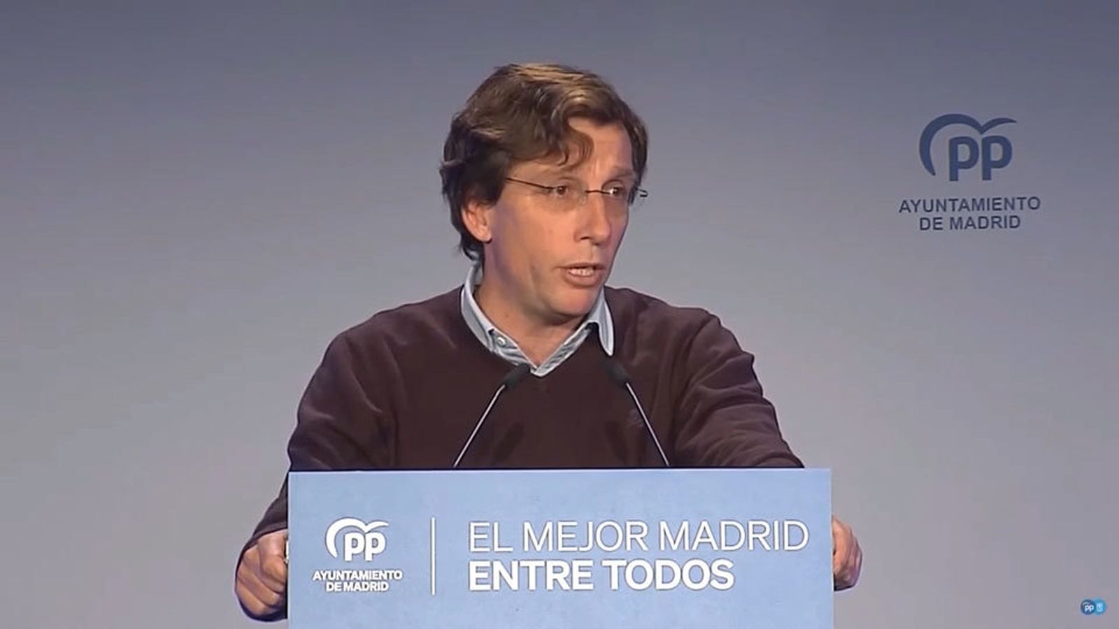 El alcalde de Madrid, José Luis Martínez-Almeida