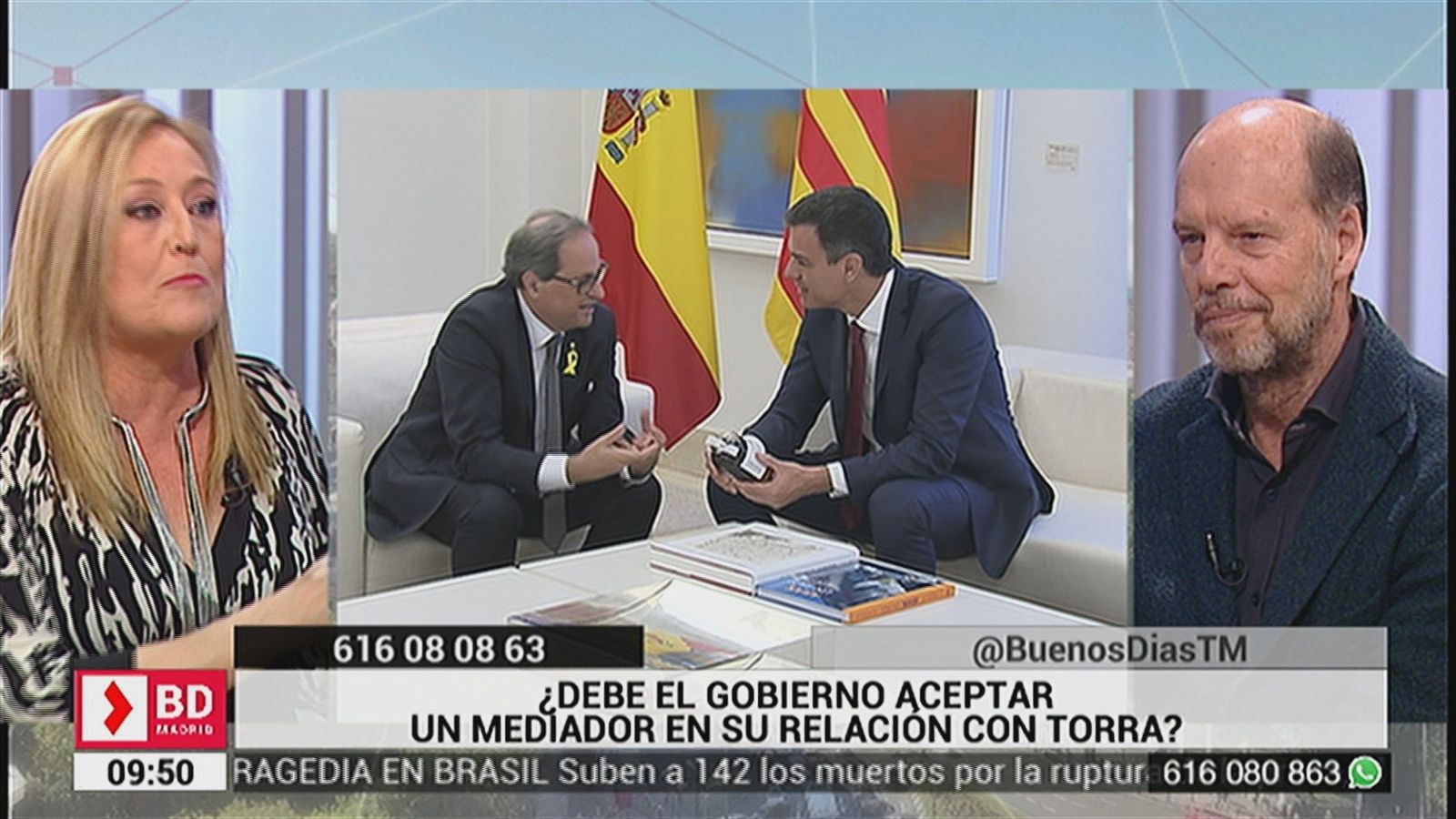 ¿Debe el Gobierno de Pedro Sánchez aceptar un mediador en su relación con Torra?