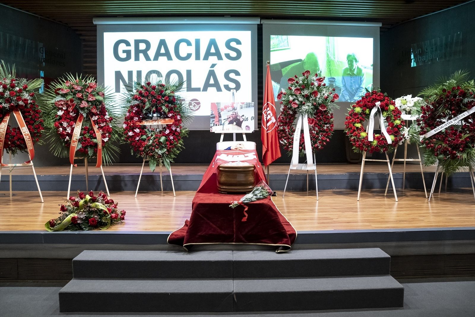 Despedida al histórico ugetista Nicolás Redondo