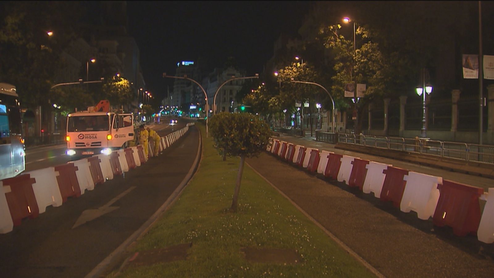 Obras en la calle Alcalá