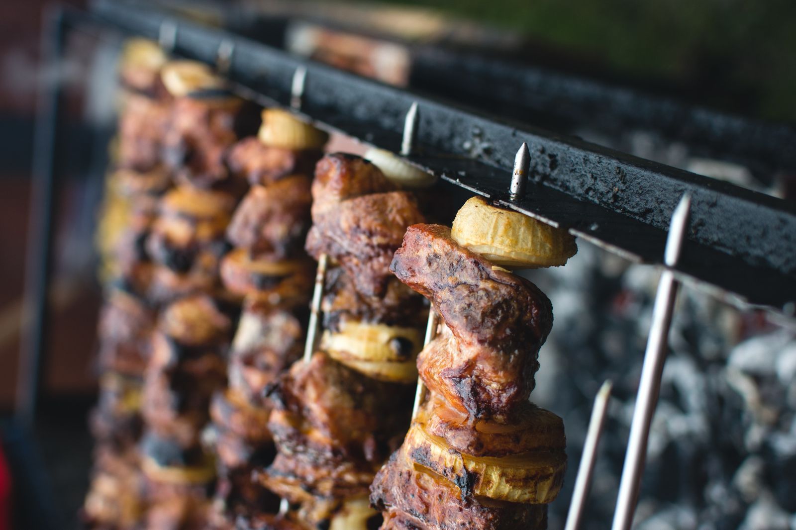 Brocheta de cerdo