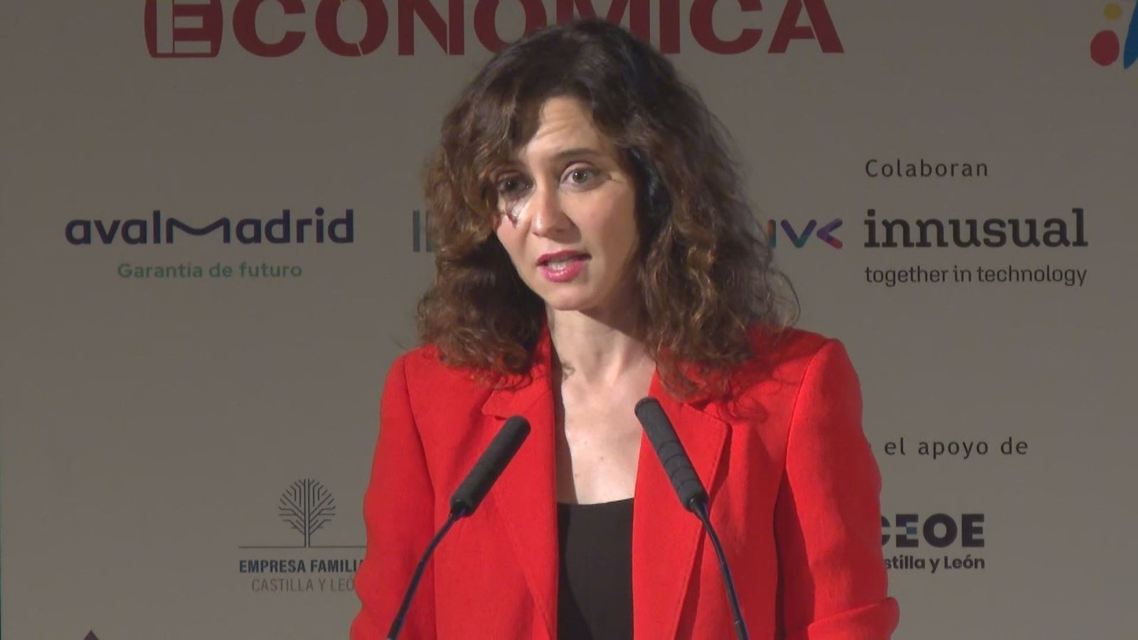 Ayuso: "Un país que borra delitos" y "reescribe el Código Penal" no es "confiable"