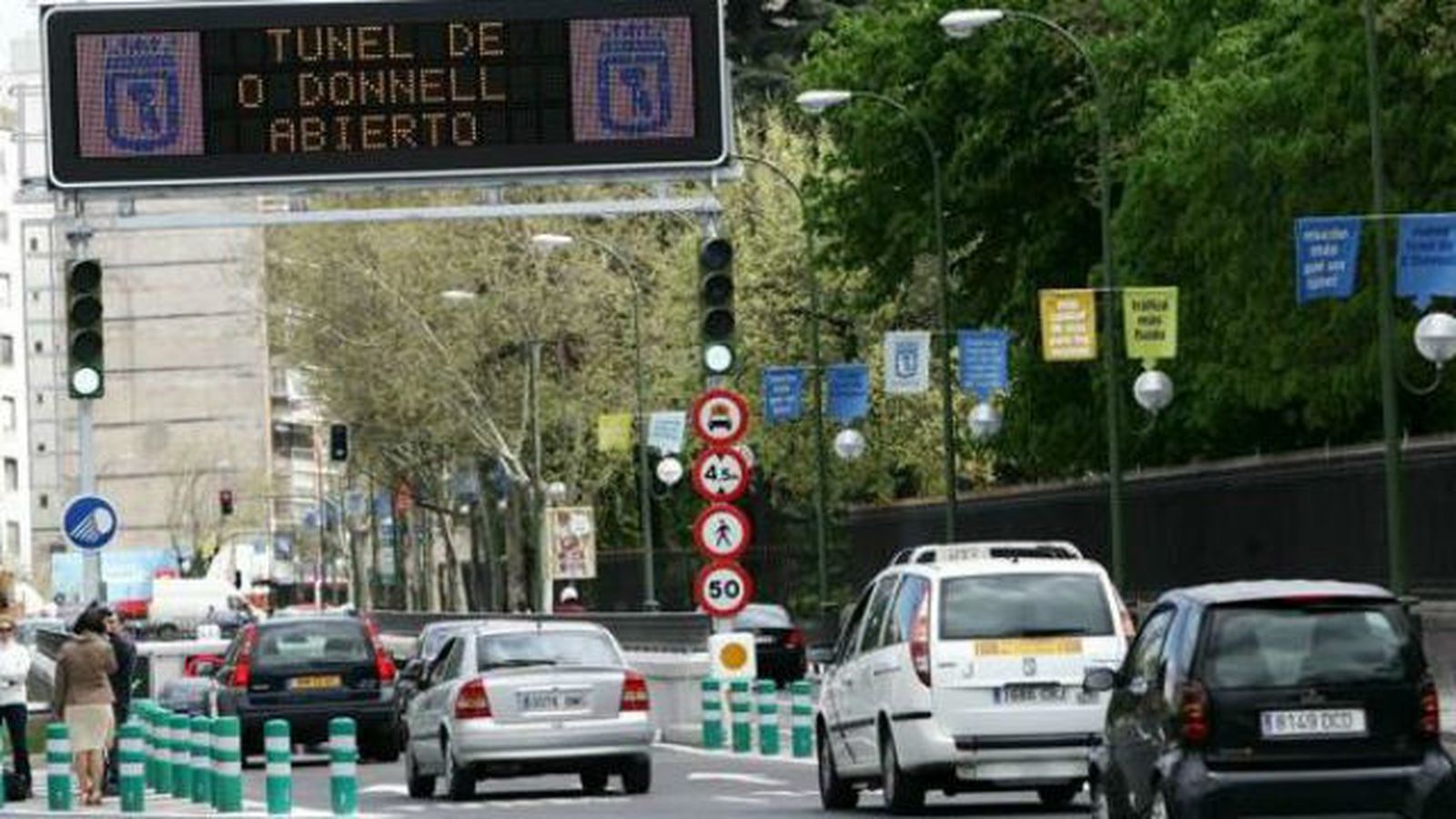 Reabierto al tráfico el carril izquierdo del túnel de O'Donnell de la M-30