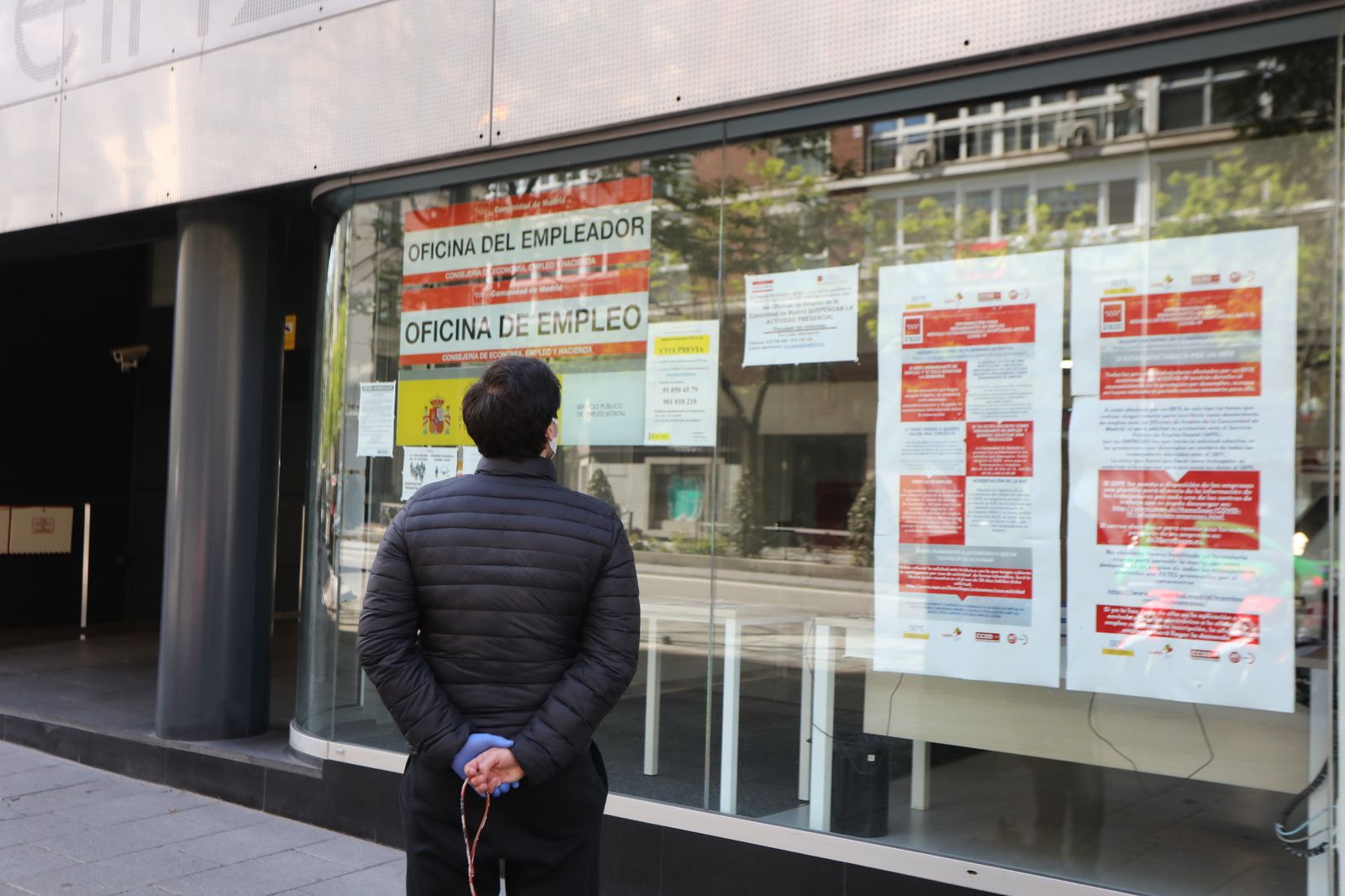 Oficina de empleo en la Comunidad de Madrid