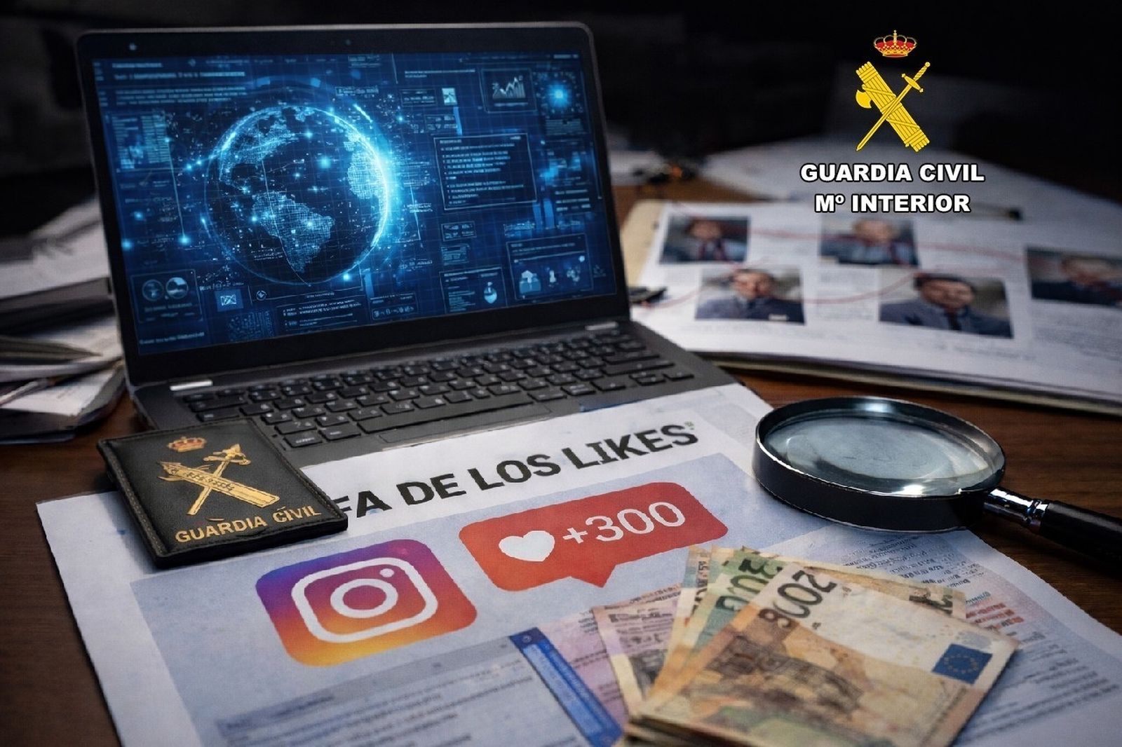 La Guardia Civil desarticula una trama dedicada a la estafa del ‘like’ en Vizcaya