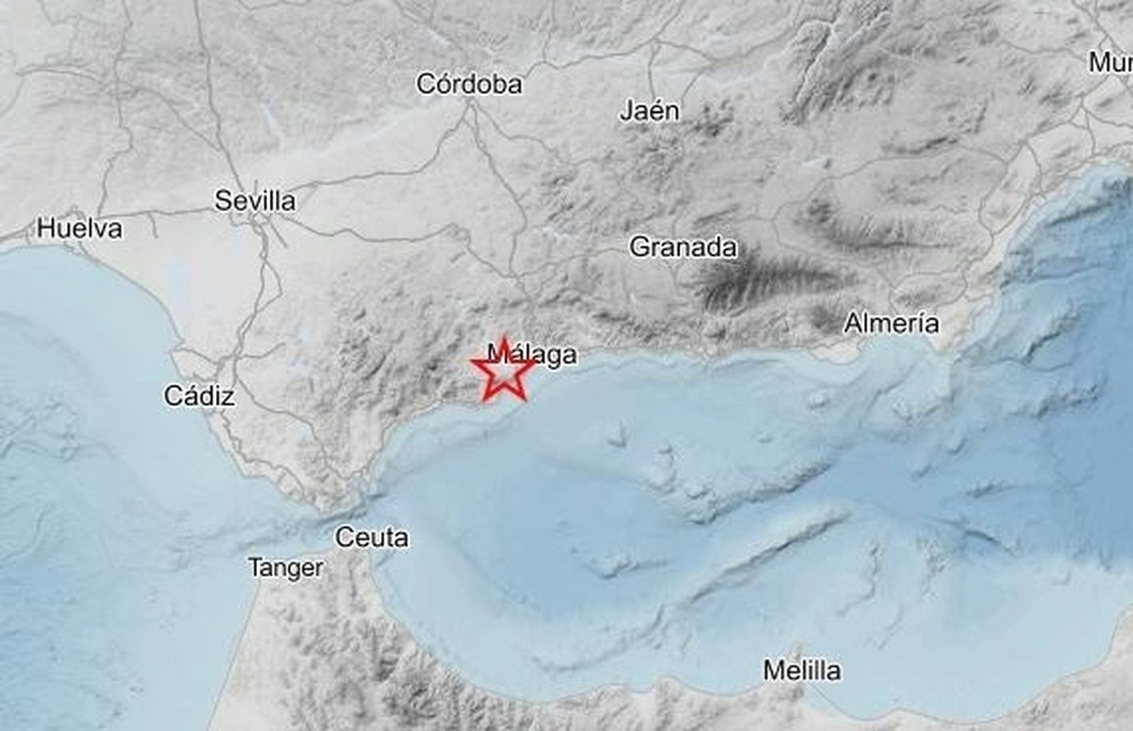 Registrado un terremoto de magnitud 3,3 con epicentro en Benalmádena, Málaga