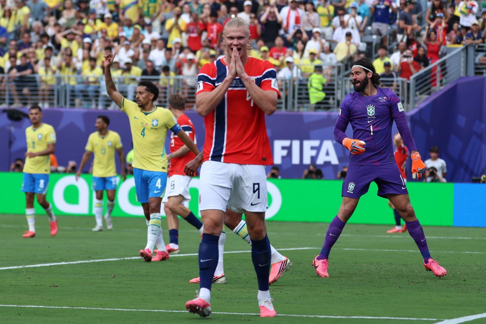 Haaland ante Brasil