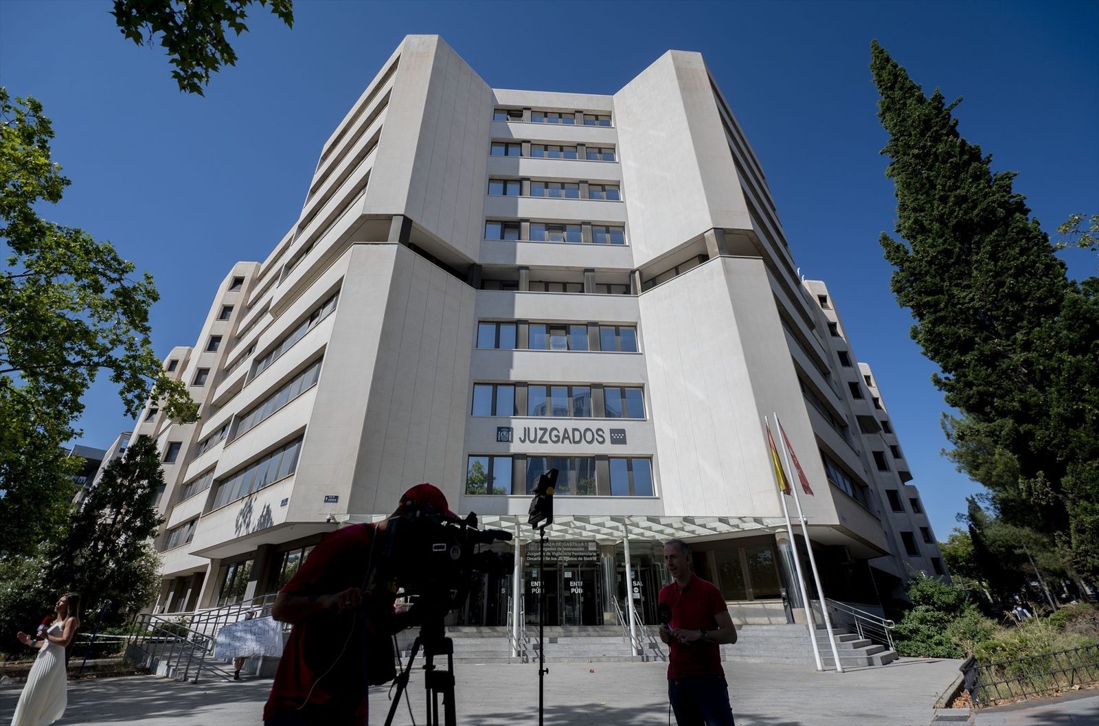 Fachada de los Juzgados de Plaza de Castilla