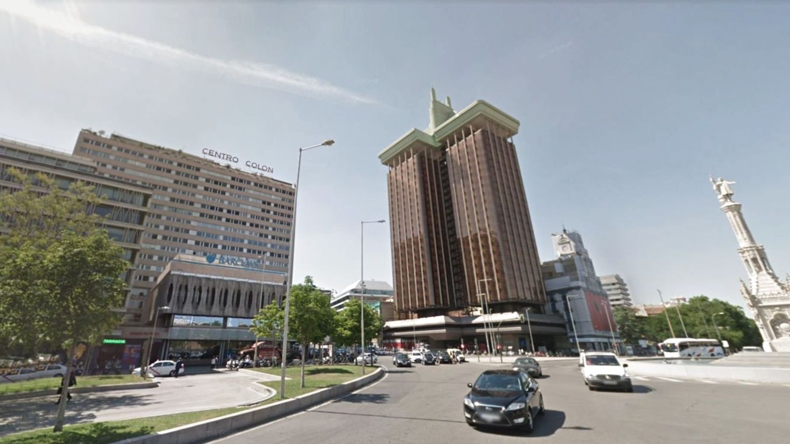 Las torres de Colón se reforman y perderán su icónico 'enchufe'