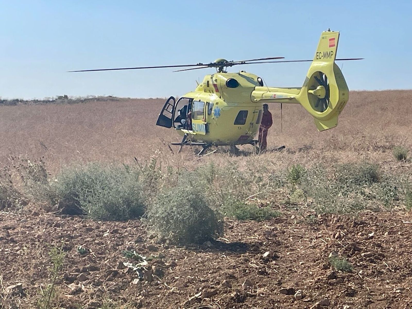 Helicóptero del SUMMA112