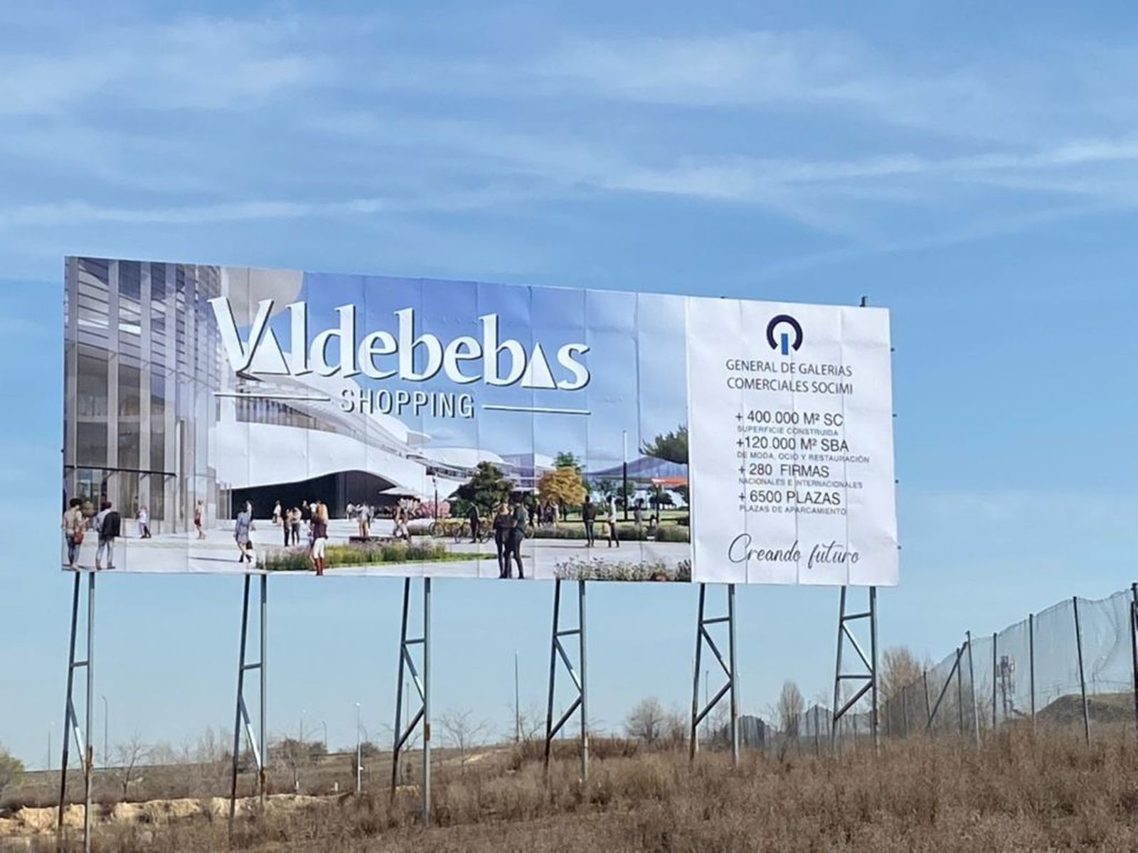 Cartel de Valdebebas Shopping