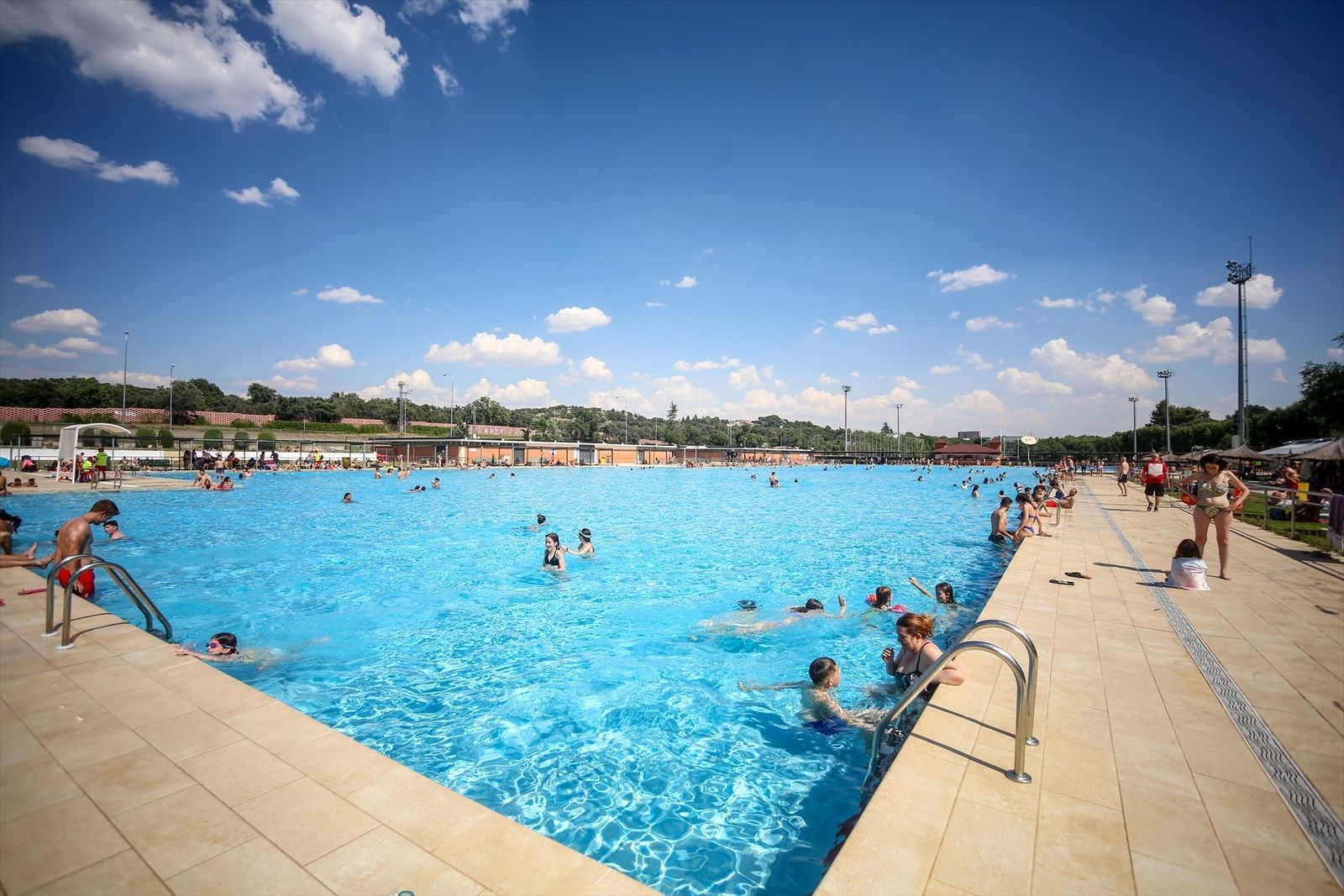 Vista general de la piscina Parque Deportivo Puerta de Hierro