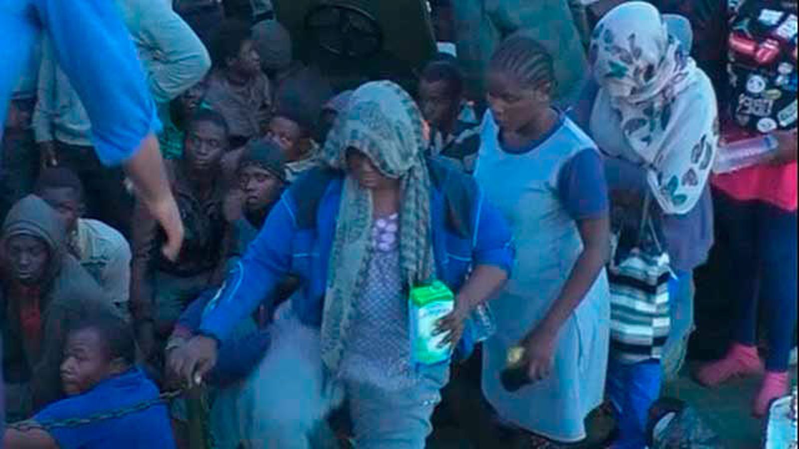 Migrantes africanos