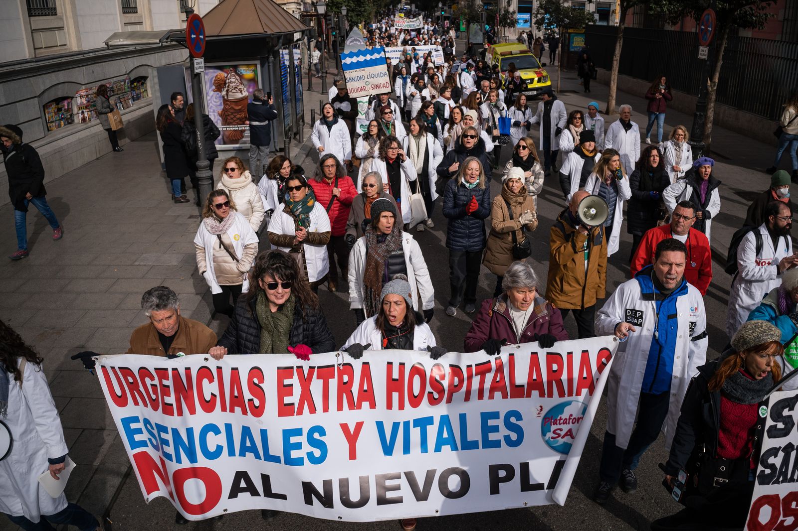Protesta en Sanidad