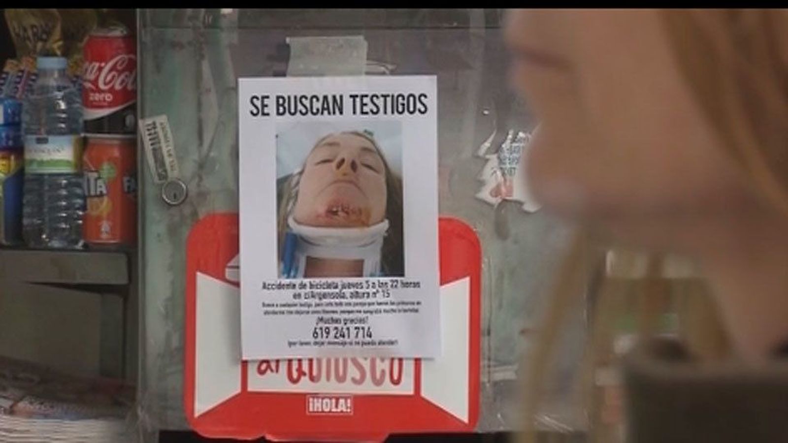 Una ciclista busca testigos para hallar al ciclista que la arrolló y se fugó en Argensola
