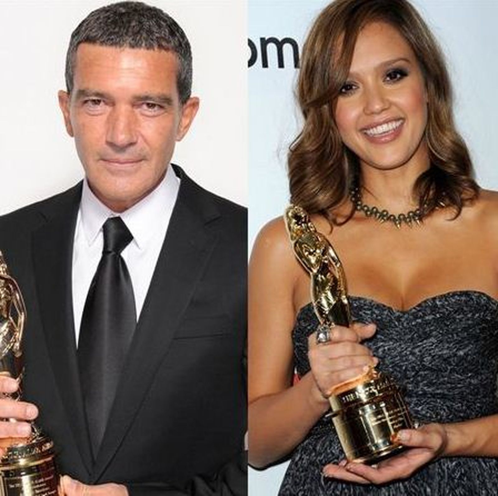 Antonio Banderas y Jessica Alba se alzan con el premio Alma