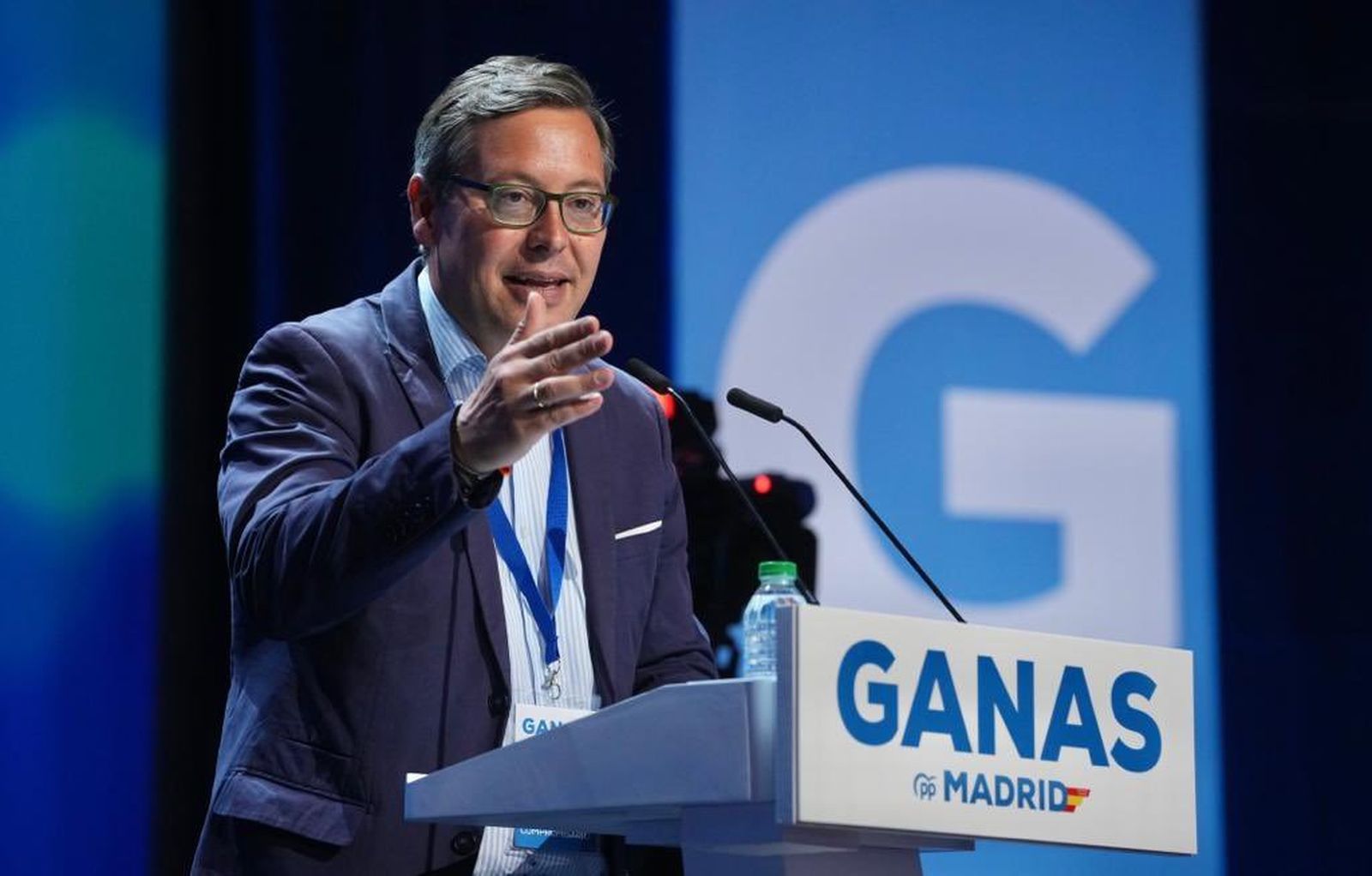 Alfonso Serrano, portavoz del PP en la Asamblea de Madrid y secretario general del PP de Madrid