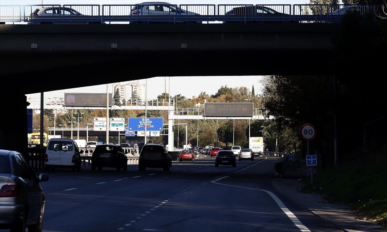 El tráfico aumenta en Madrid tras el fin de las vacaciones