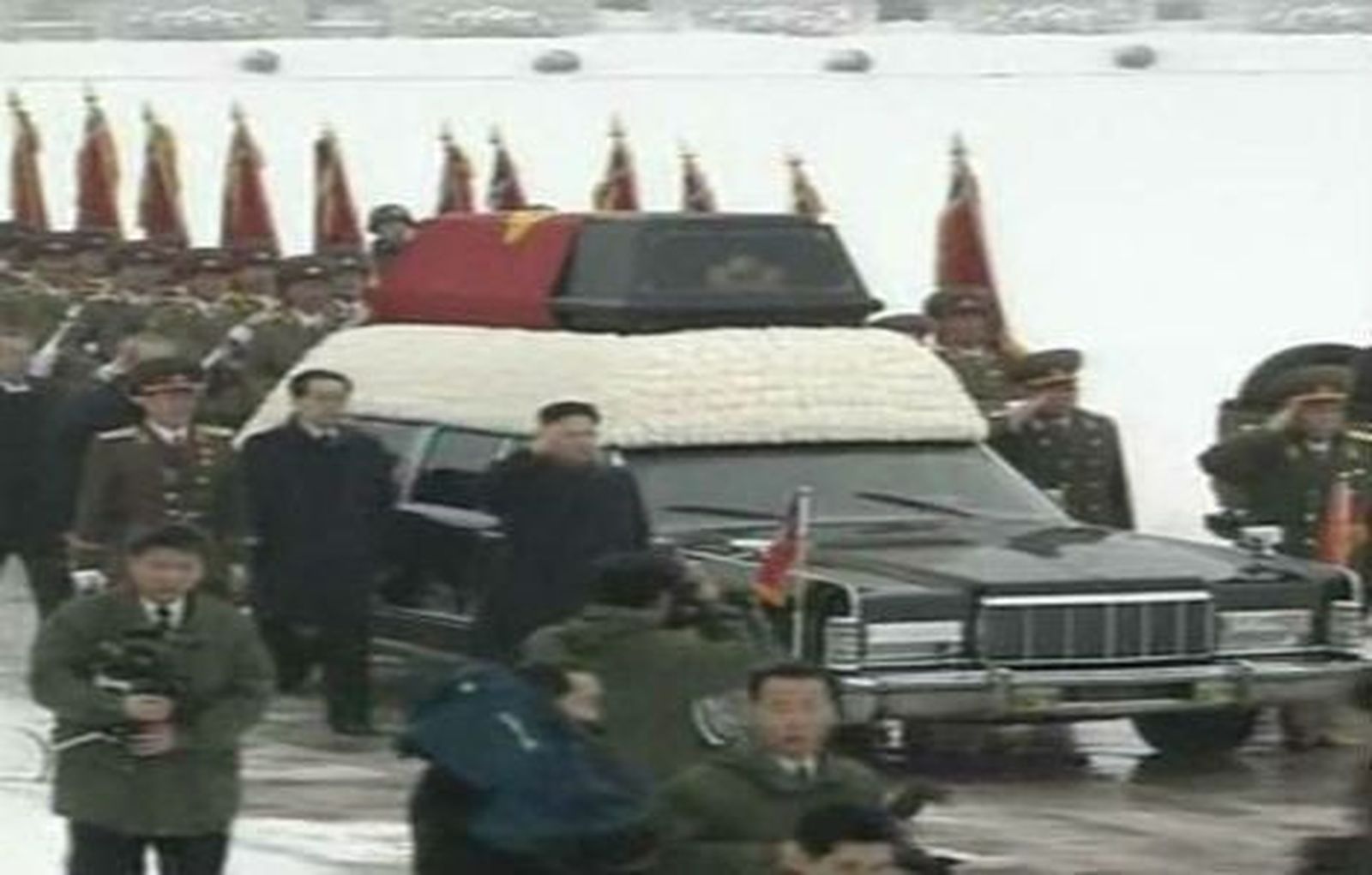 Kim Jong-il recibe su último adiós en las calles de Pyongyang