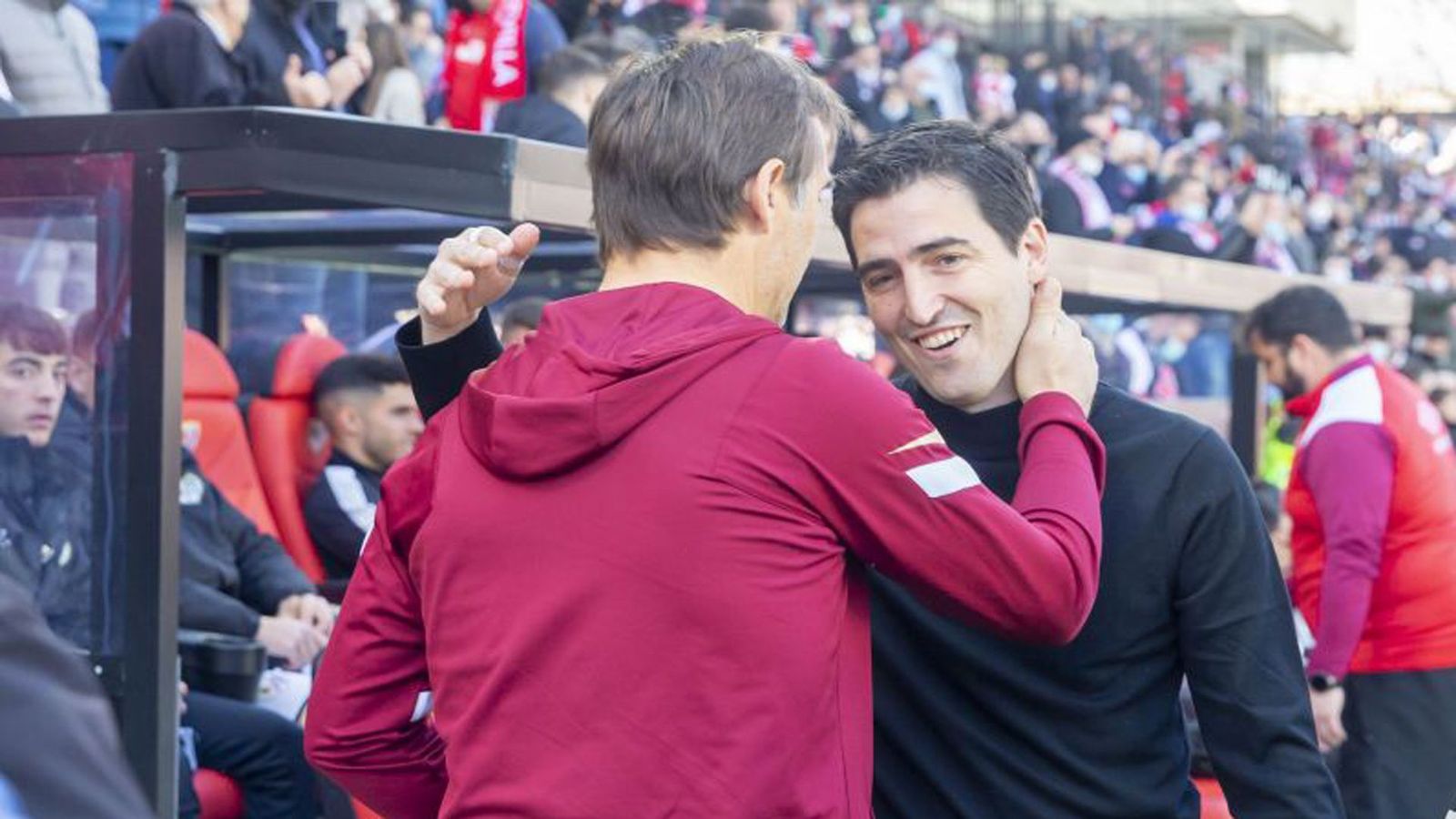 Iraola y Lopetegui discrepan del arbitraje del Rayo-Sevilla