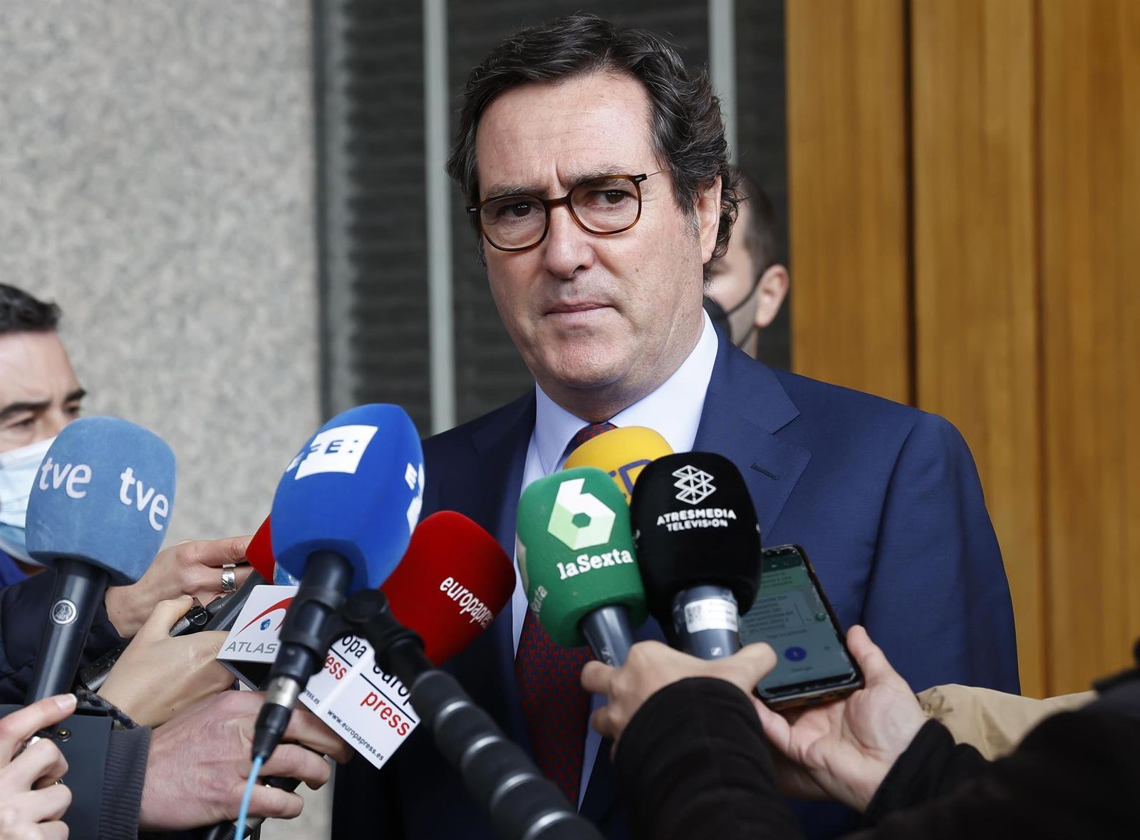 Antonio Garamendi , presidente de la CEOE