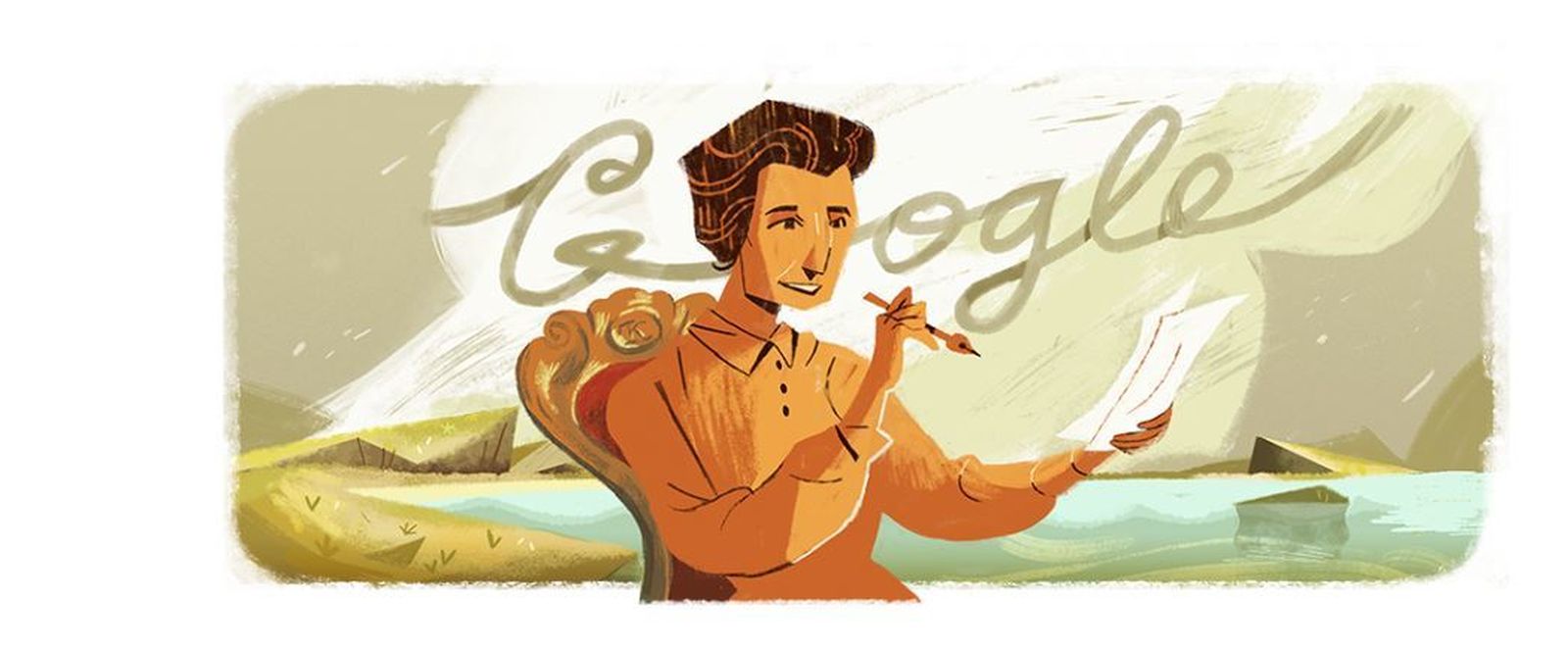 Doodle dedicado a Carmen Conde