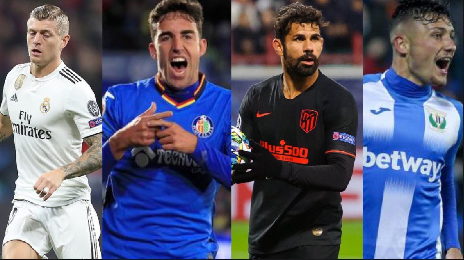 Kroos, Jaime Mata, Diego Costa y Oscar Plano