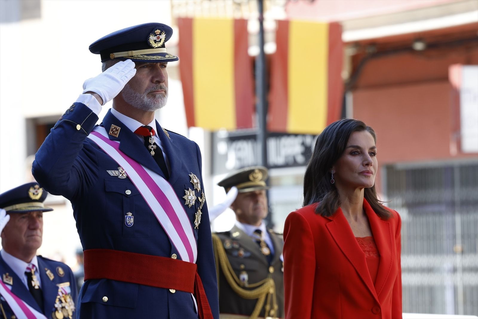 El rey Felipe VI y la reina Letizia