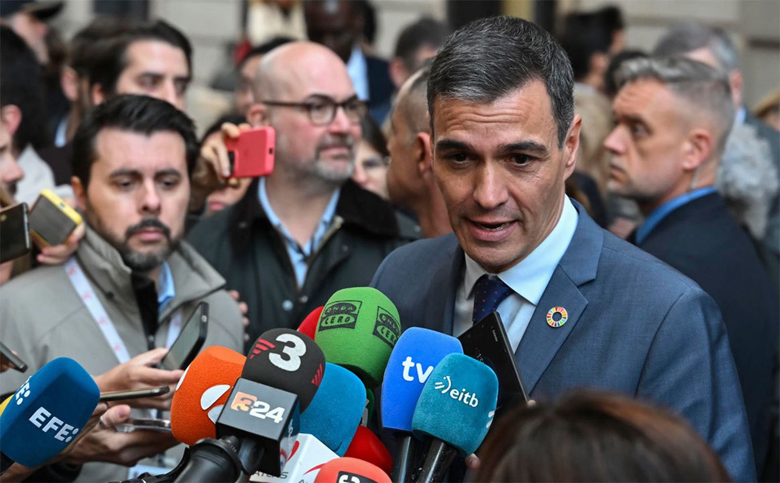 Pedro Sánchez tacha a Aldama de "presunto delincuente" y sostiene que "todo lo que ha dicho este señor es categóricamente falso"