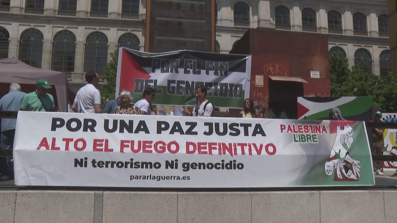 Protesta contra la guerra de Gaza