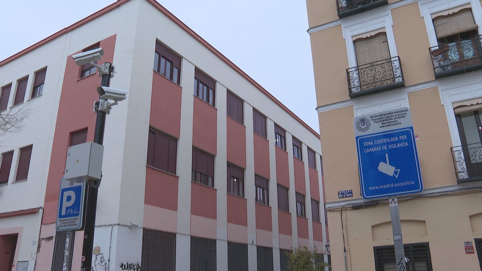 Cámaras de videovigilancia en Madrid