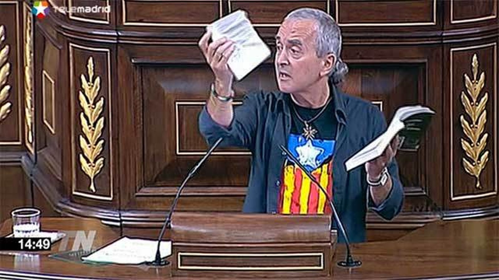 El diputado de Amaiur, Sabino Cuadra