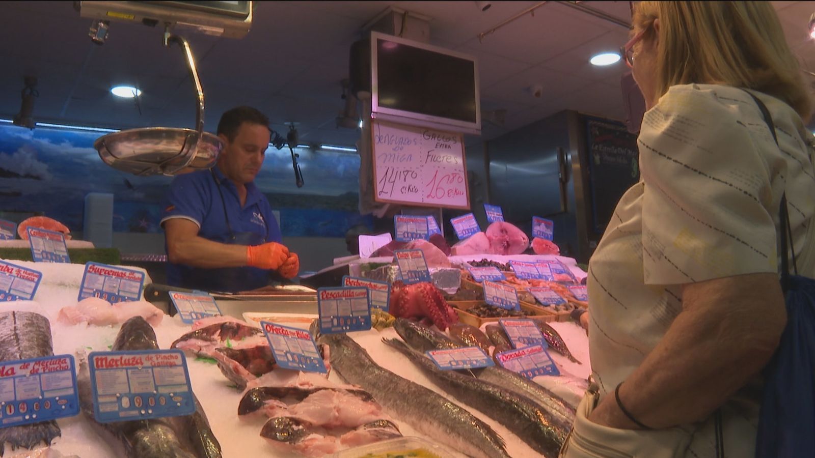 Una pescadería de Madrid