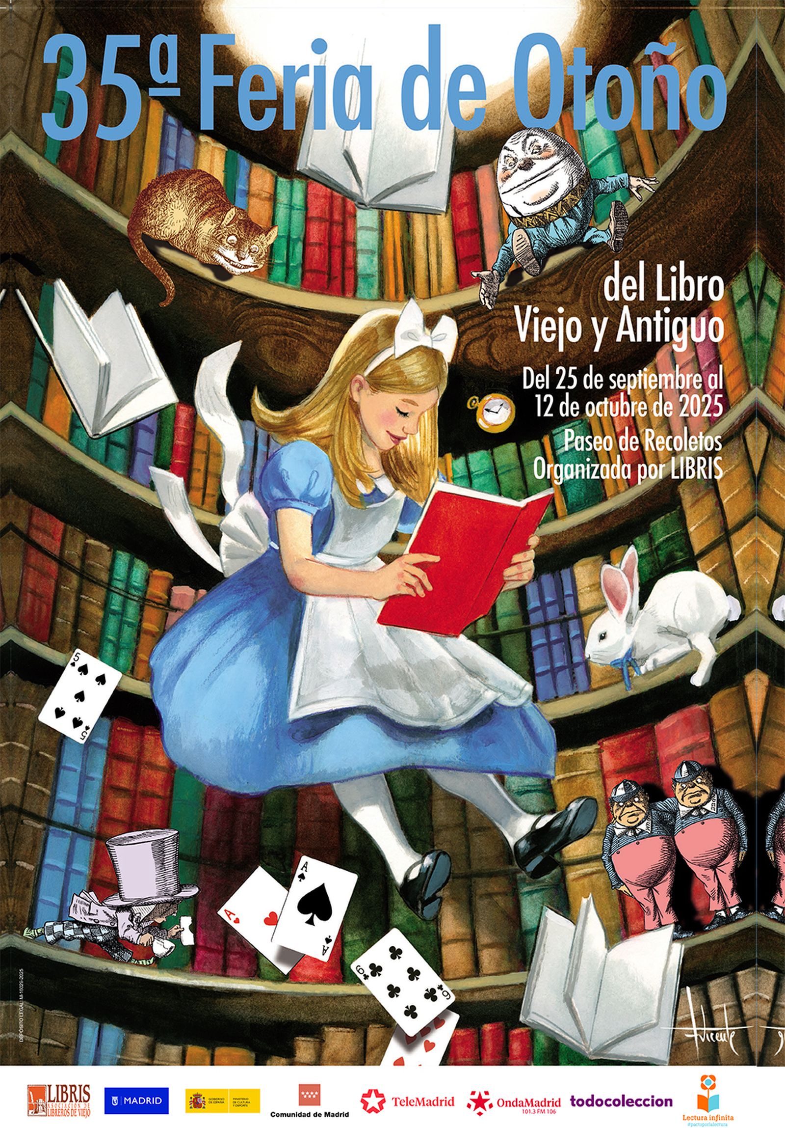 Cartel 35º Feria del libro viejo y antiguo de Madrid