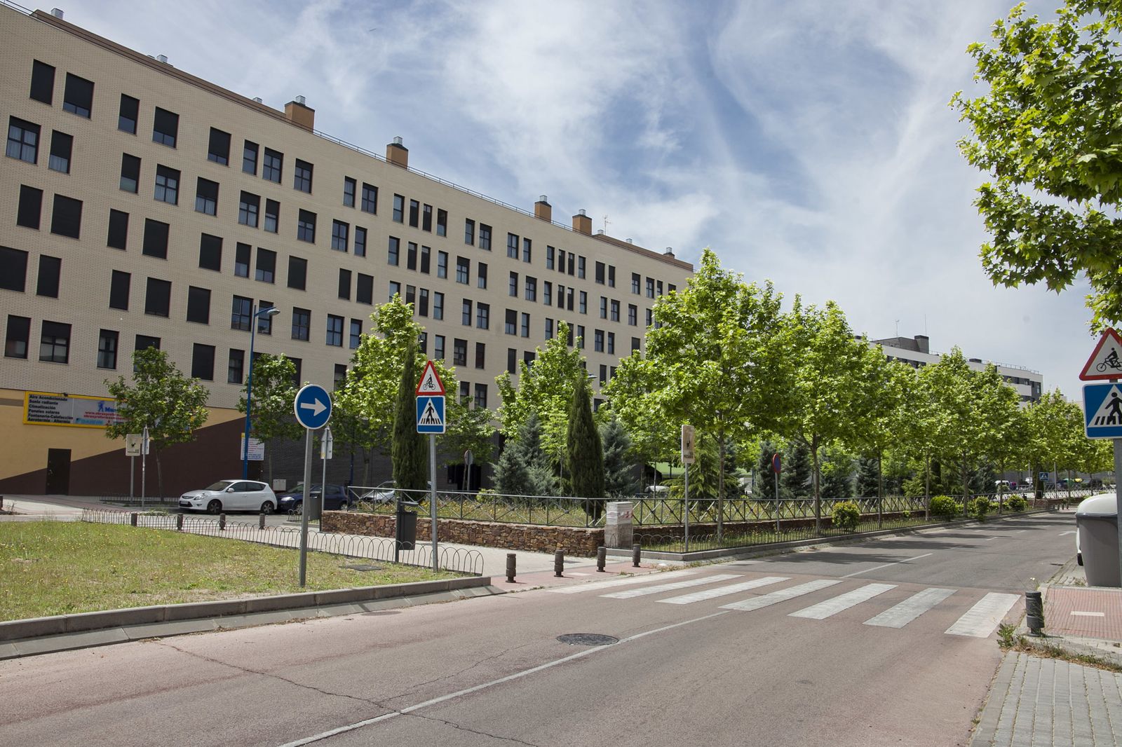 Una de las nuevas zonas residenciales de Leganés