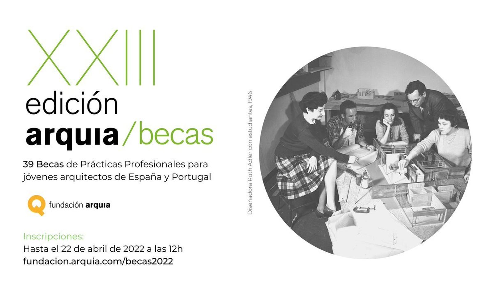 Ya puedes optar a las becas para arquitectos de la Fundación Arquia