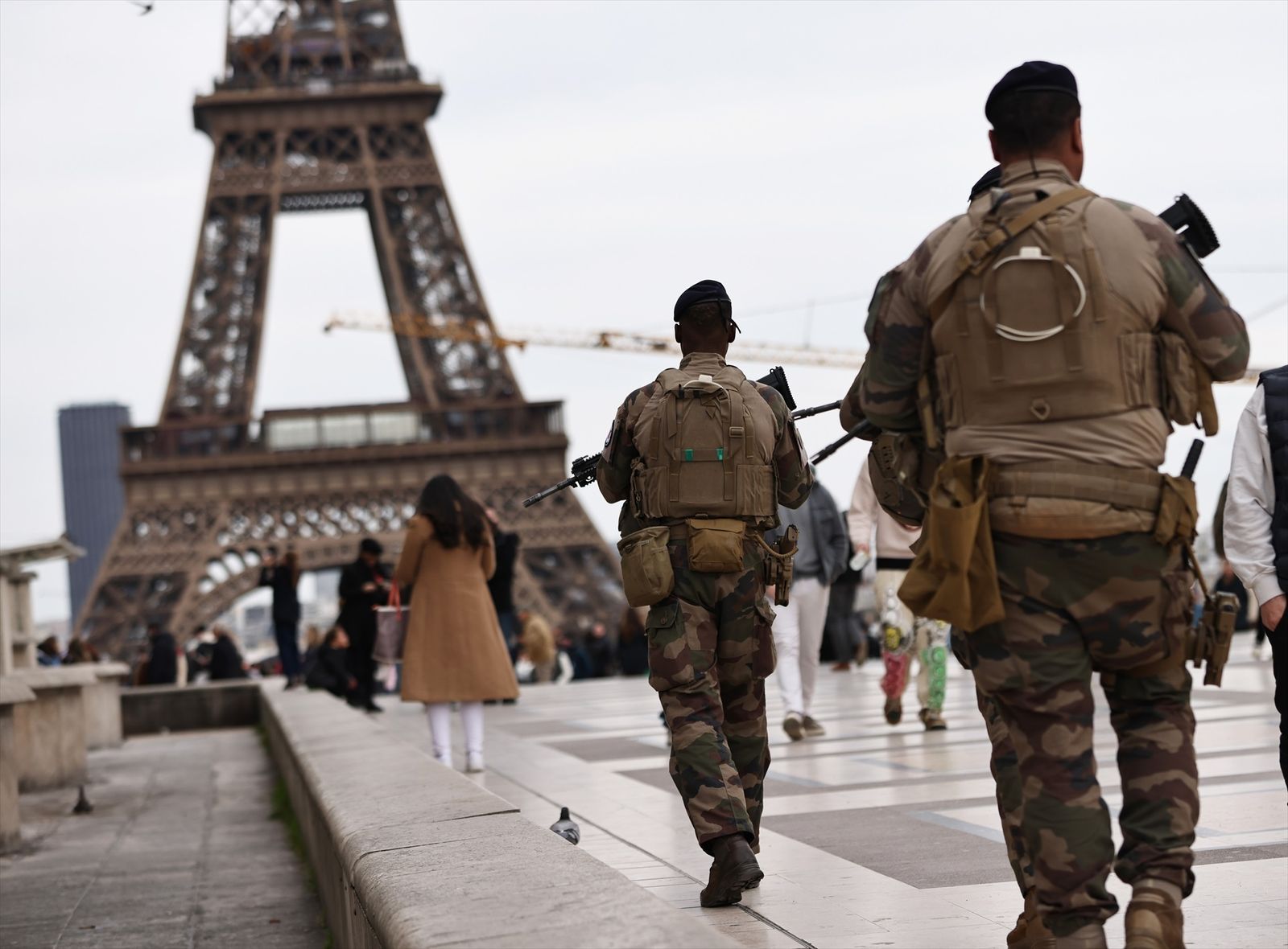 Cuerpos de seguridad protegen París durante la celebración de los Juegos Olímpicos