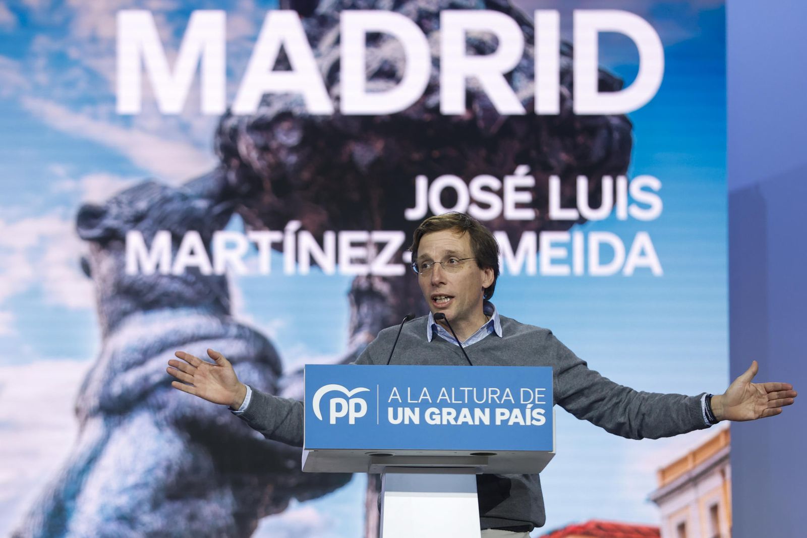 El proclamado candidato a la alcaldía de Madrid, José Luis Martínez-Almeida