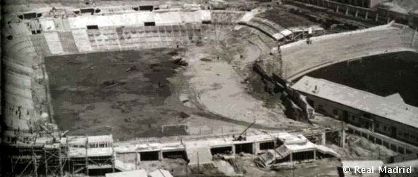 Construcción del estadio Santiago Bernabéu