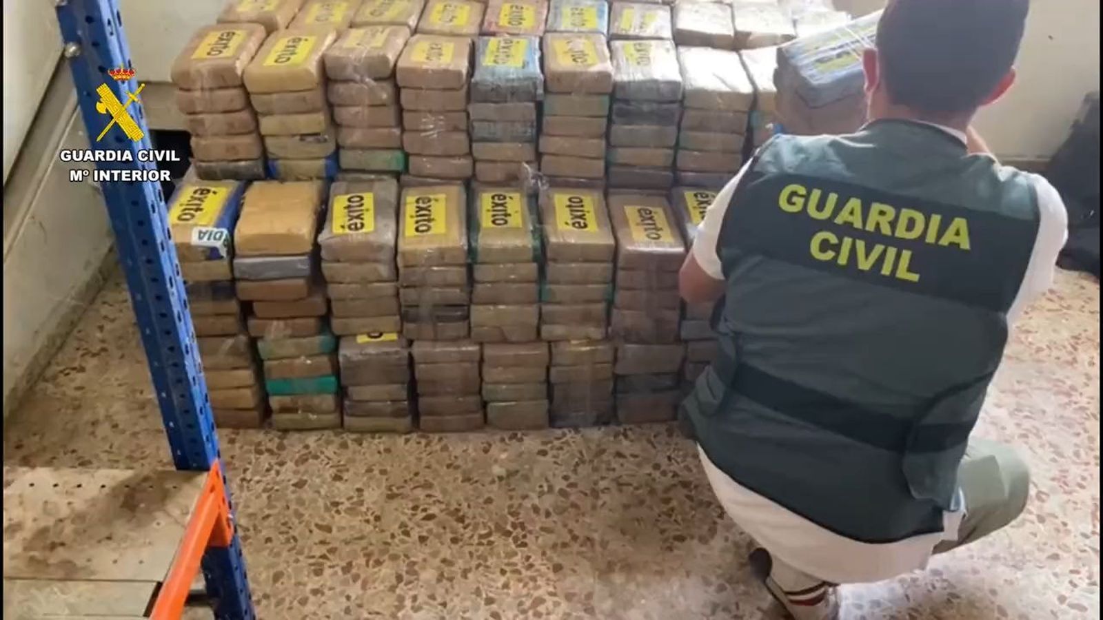 Incautan 800 kilos de cocaína en Granada