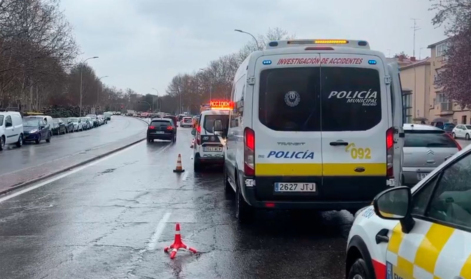 Herido grave un hombre de 38 años tras ser atropellado en Carabanchel